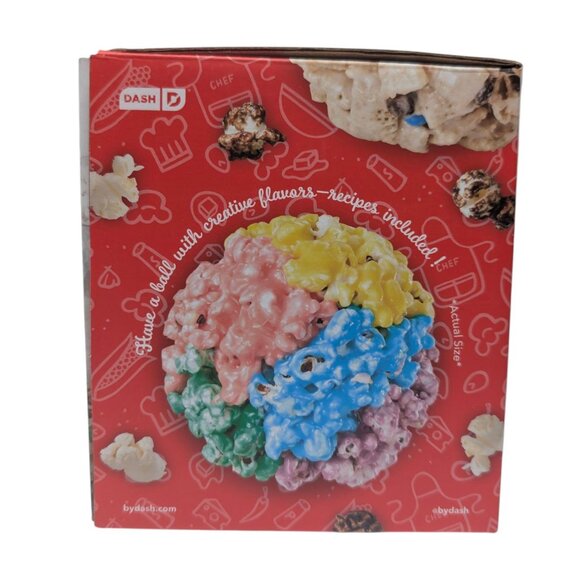 Dash Popcorn Ball Maker Set of 4 Dishwasher Microwave Safe Makes 3.5" Balls - Picture 4 of 8